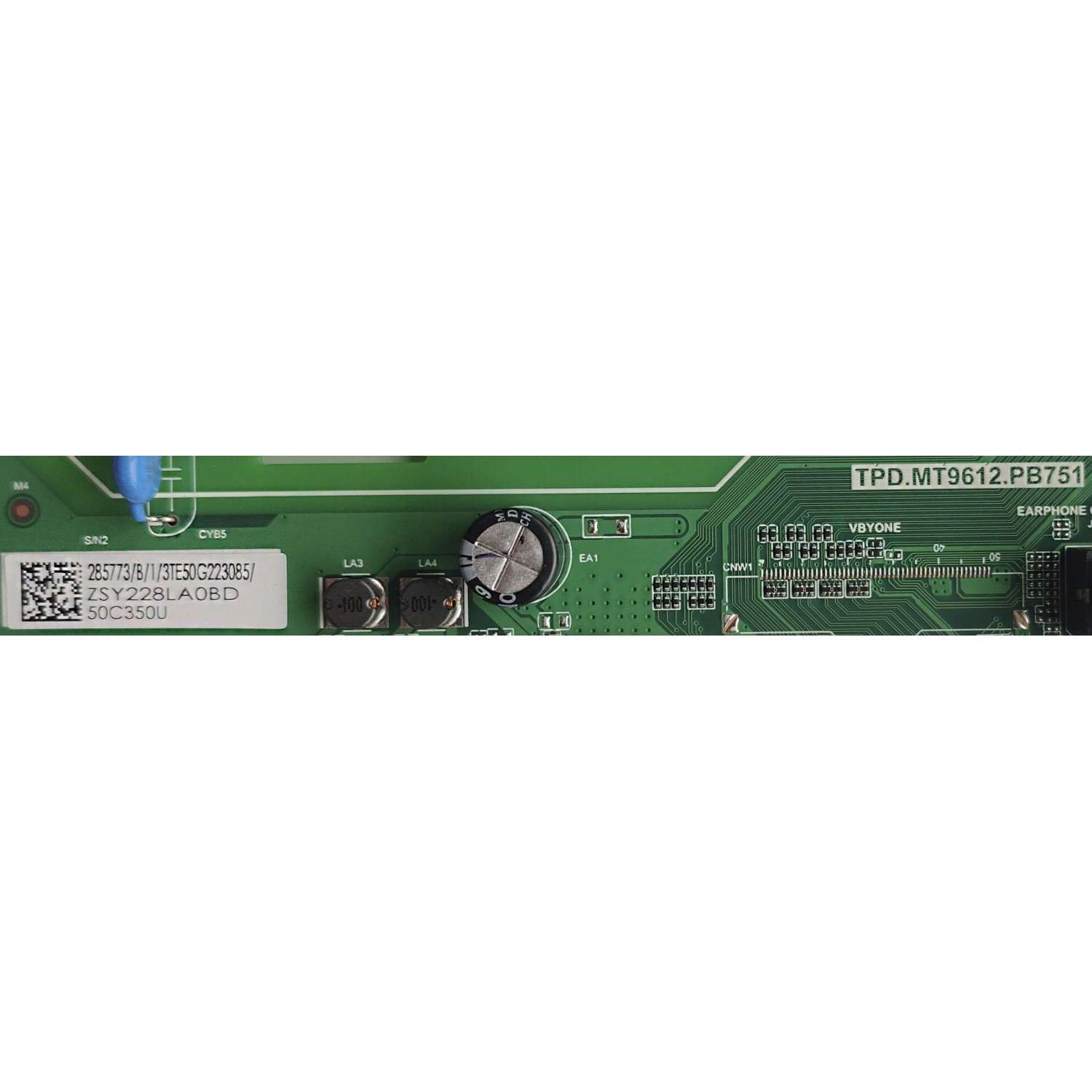 MAIN FUENTE (COMBO) PARA TV TOSHIBA·FIRE TV 4K·UHD·HDR / NUMERO DE PARTE 285773 / TPD.MT9612.PB751 / 50C350U / PANEL HD500Y1U51-T0L2K2\GM\CKD3A\ROH / DISPLAY T500QVN03.7 / MODELO 50C350KU 50C350U - Imagen 2